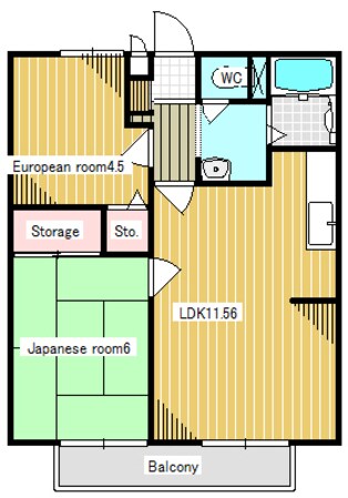 上尾駅 徒歩8分 1階の物件間取画像